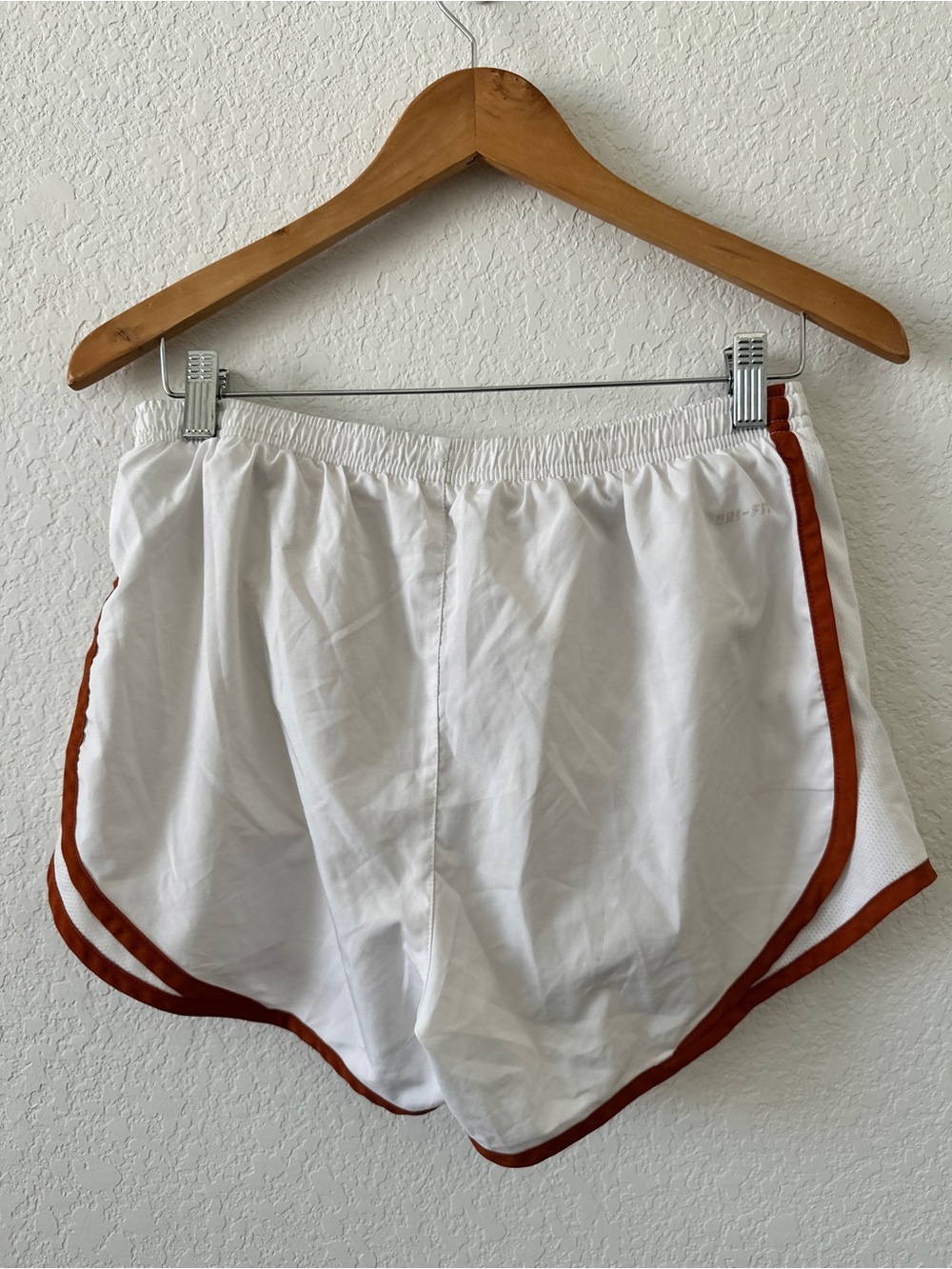 Nike Women’s Texas Longhorns Dri-fit Running Shorts Small White Orange Athletic - Picture 4 of 8